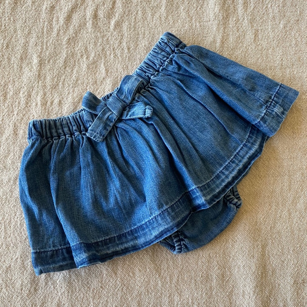 Baby GAP Chambray Skirt, Size 6-12 month